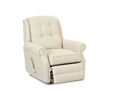 Transitional Manual Swivel Rocking Reclining Chair With