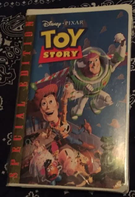 Toy Story Vhs 1996 Walt Disney Pixar Special Edition Rare Sealed Water