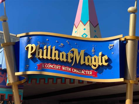 Photos Mickeys Philharmagic Marquee Completed At Magic Kingdom Wdw