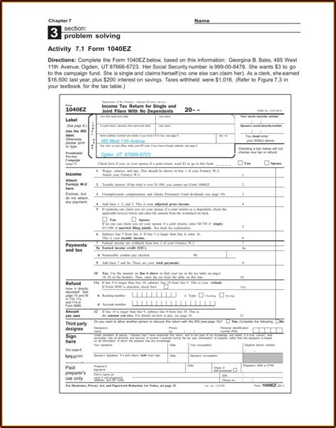 Irs 1040ez 2020 Tax Form Form Resume Examples Ey39yqqq32