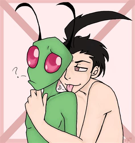Rule 34 Alien Dib Gay Human Invader Zim Irken Licking Male Smooth