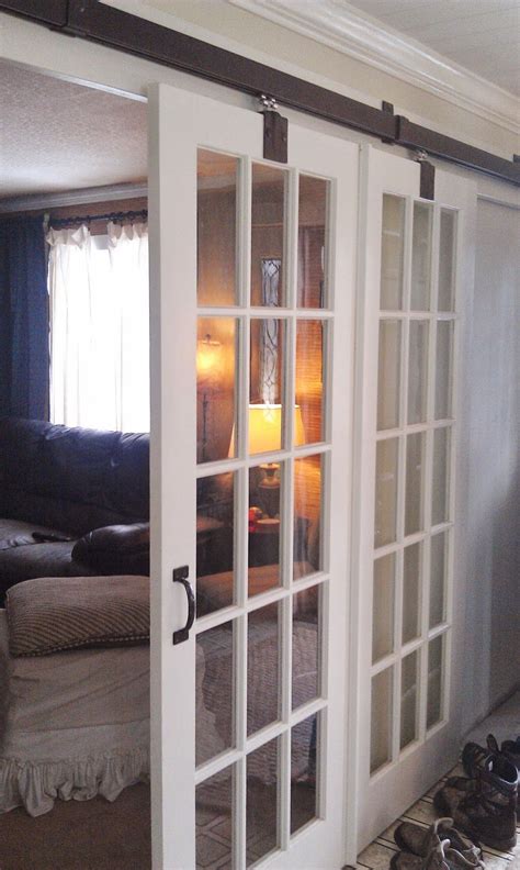 We have two entry doors with big glass close to the locks. Paper Bag Styling: Project Feature - Sliding Barn Door ...