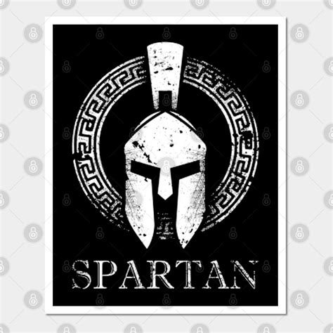 Spartan Strong Vintage Wall And Art Print In 2023 Spartan Logo