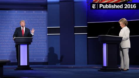 Transcript Of The Third Debate The New York Times