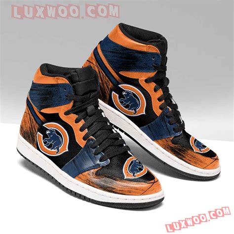 Chicago Bears Nfl Air Jordan 1 Custom Shoes Sneaker V1