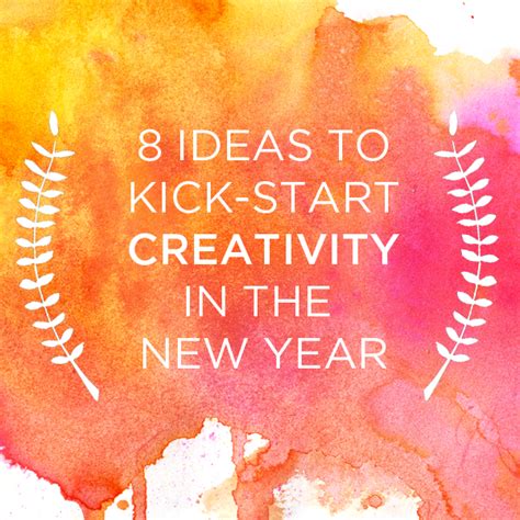 8 Ideas To Kick Start Creativity In The New Year Tinkerlab