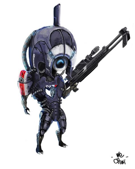Mass Effect Legion Chibi By We Chibi On Deviantart