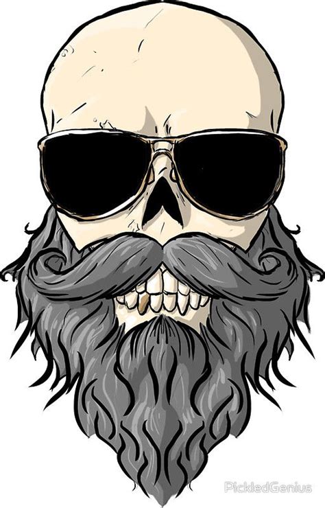 Beard Silhouette Silhouette Tattoos Skull Beard Beard Art Beard