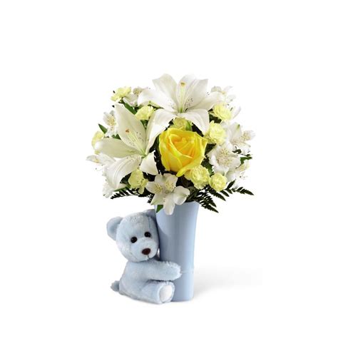 Ftd Baby Boy Big Hug Bouquet In Mascoutah Il Flowers Balloons Etc