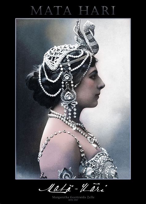 Mata Hari Poster By Carlos Marques Displate In 2021 Mata Hari