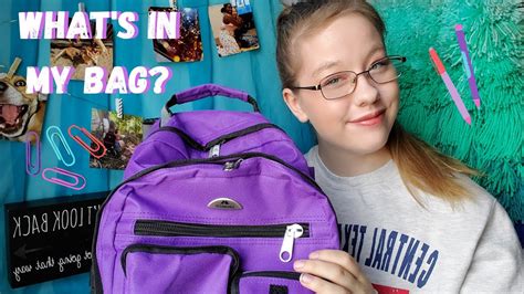 Whats In My College Backpack All Semesters And Community College Edition Youtube