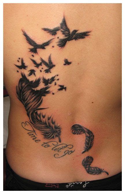 12 Stylsih Bird Tattoo Designs On Back Pretty Designs