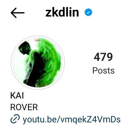 N In I R Ver On Twitter Rt Intlkji Ig Zkdlin Activity Kai Has Changed His Bio