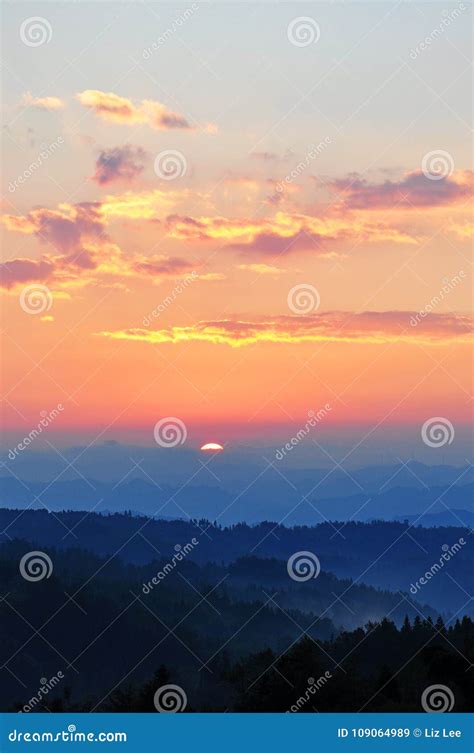Dramatic Morning Sky At Sunrise Stock Image Image Of Clouds Dramatic