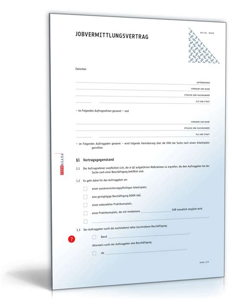 Telekom online kundigen geprufte vorlage. Vertrag Jobvermittlung | Rechtssicheres Muster zum Download