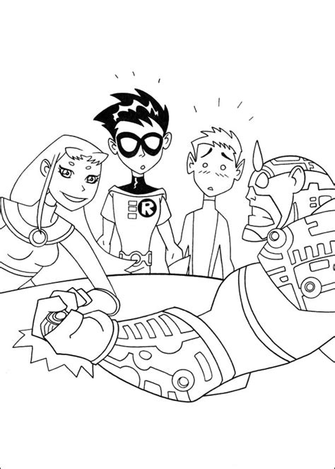 This will start the printing process. Teen Titans Coloring Pages - Best Coloring Pages For Kids