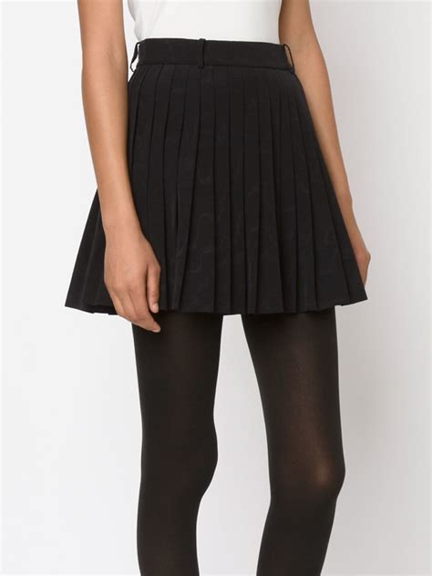 Lyst Thom Browne Pleated Mini Skirt In Black