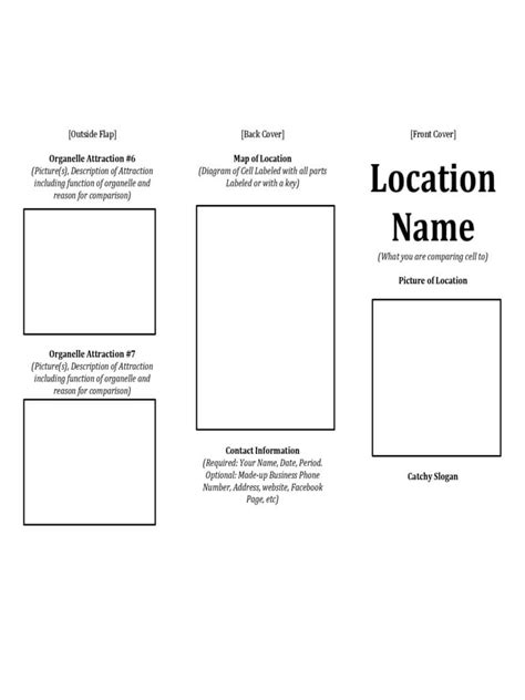 Printable Travel Brochure Template For Kids Theveliger Within Travel