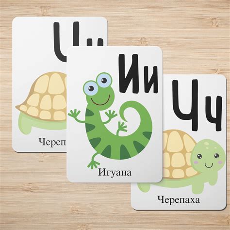 Russian Alphabet Flashcards Etsy