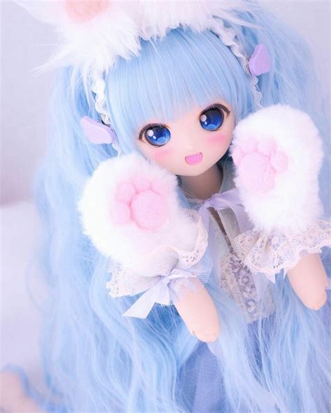 Cute Anime Dolls Cheering Up😍😍😍😍 In 2020 Anime Dolls Bjd Dolls Girls Cute Dolls