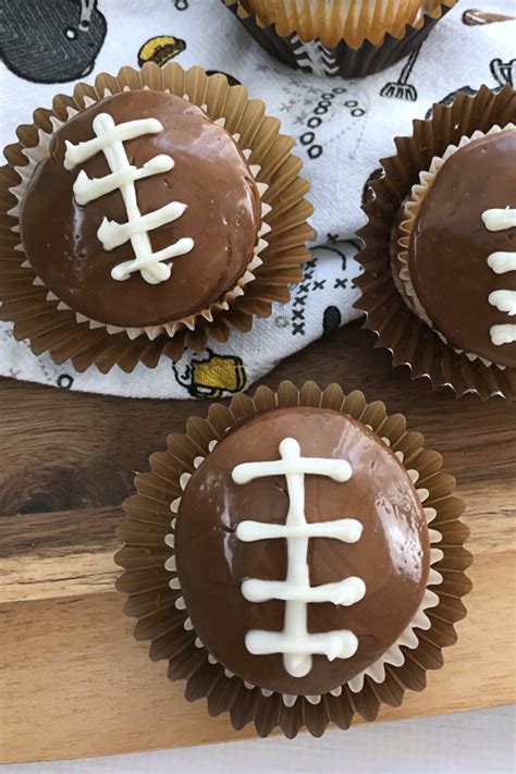 Easy & Fun Football Cupcakes 🏈 - by Delicious Everyday