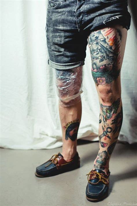 Tatuajes En Las Piernas Hombres Y Mujeres
