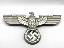 Third Reich Nazi Germany cast metal insignia, eagle with spread wings ...