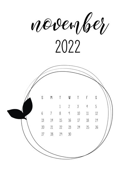 November 2022 Calendar Wallpapers Wallpaper Cave