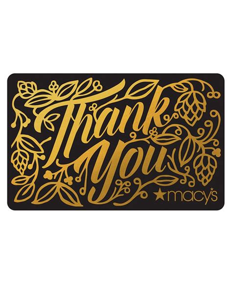 Check spelling or type a new query. Macy's Thank You E-Gift Card & Reviews - Gift Cards - Macy's