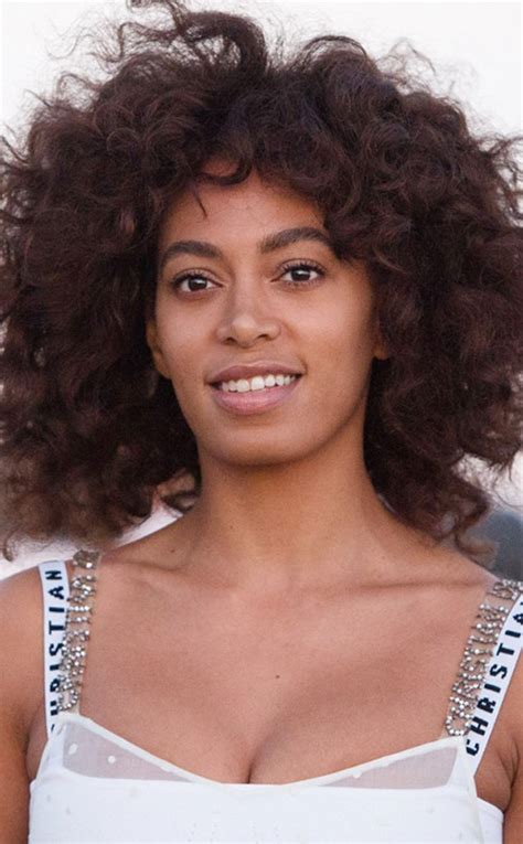 Solange Knowles From The Best Celebrity Curly Hairstyles E News