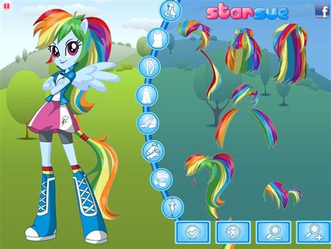 Style For Rainbow Dash Game Fun Girls Games