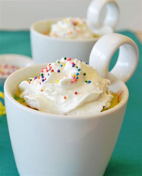 Easy vanilla mug cake recipe is the perfect dessert! Birthday Party Mug Cake | Recipe | Mug recipes, Easy mug ...