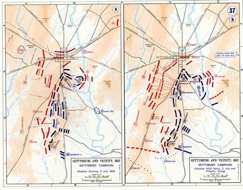Gettysburg Campaign Map