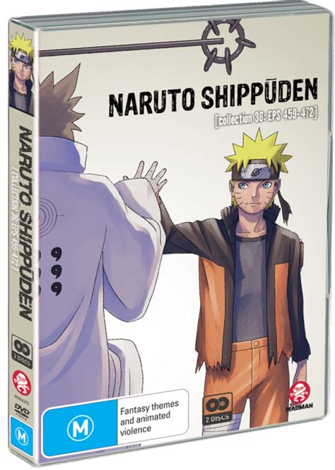 Naruto Shippuden Collection 36 Eps 459 472 Dvd Madman Entertainment