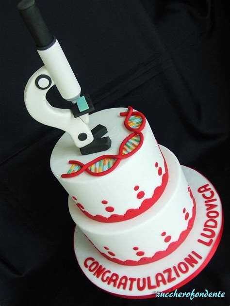 Biology Graduation Cake Decorated Cake By Cakesdecor