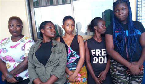 Faces Of 35 Young African Prostitutes Nabbed At Kasoa Toktok9ja Media