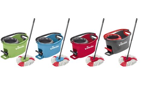 Vileda Easy Wring And Clean Turbo Mop And Bucket Set Home Furniture