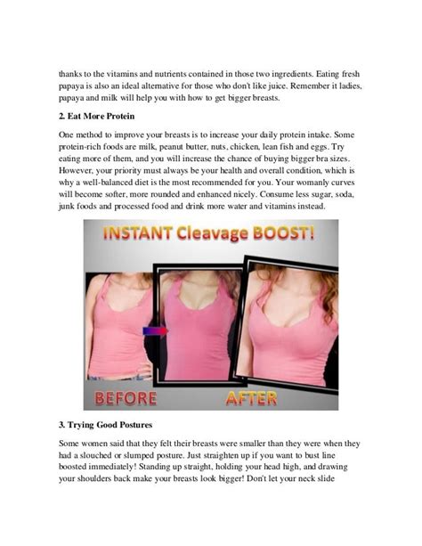 How To Get Bigger Breasts Naturally Without Implantations
