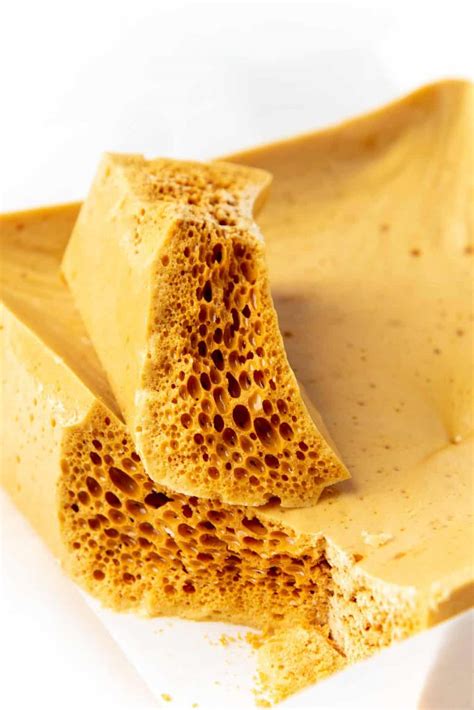 Honeycomb Toffee Recipe Sponge Toffee The Flavor Bender