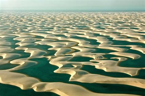 Sand Dunes Of Lencois Maranhenses National Park Brazil National