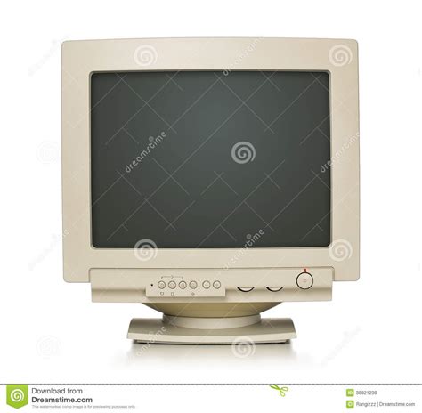 Old Computer Monitor Stock Photo Image 38821238