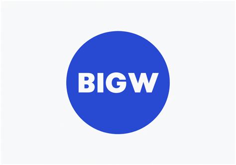 New Logo For Big W Emre Aral Information Designer