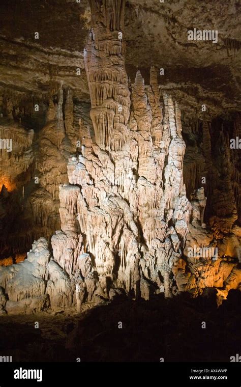 Formations In Blanchard Springs Caverns Stock Photo Alamy