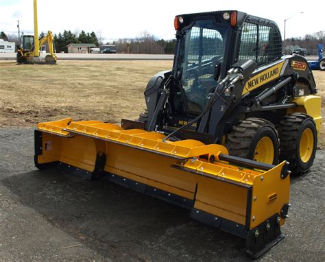 Extendable Snow Plow For Skid Steers And Mid Sized Tractors The