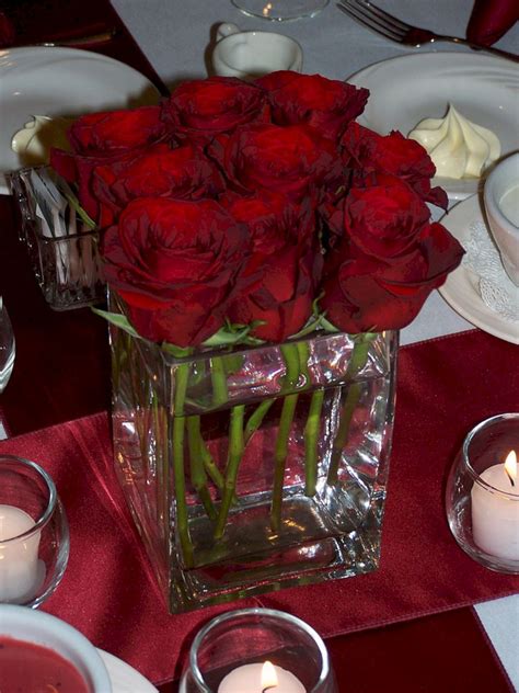 Awesome 30 Beautiful Red Rose Wedding Centerpiece For Your Wedding