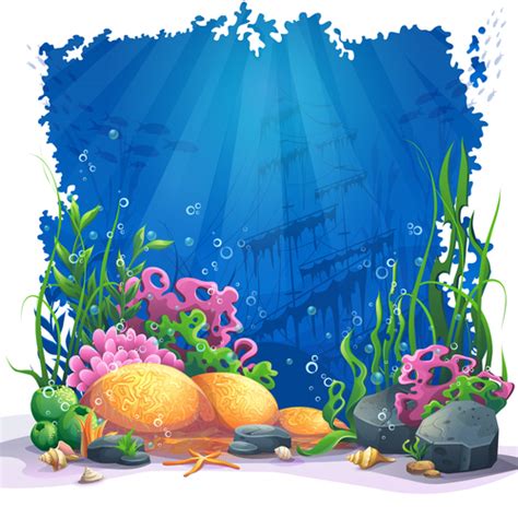 Ocean Cartoon Vector Free Download