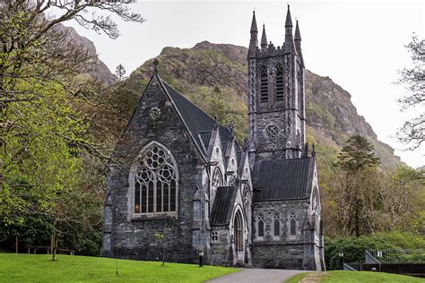 Gothic Church At Kylemore Abbey Galway Ireland Photograph By Jon