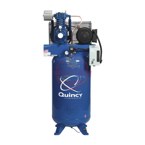 Quincy Qp 75 Pressure Lubricated Reciprocating Compressor 75 Hp