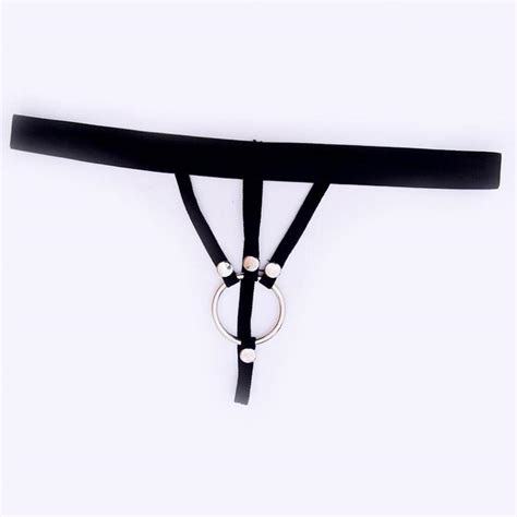 Mens T Back Thong G String Bikini Underpants Jockstrap Solid O Ring