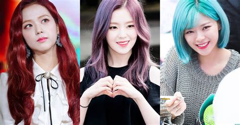 30 Female Idols Who Totally Rock Bright Hair Colors Koreaboo
